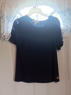 Michael Kors Deep Navy Shell Top